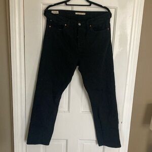 Levi’s black wedgie straight leg jeans